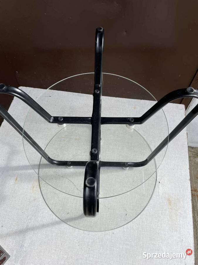 mały stolik kawowy ze szklanym blatem pomorskie Pruszcz Gdański