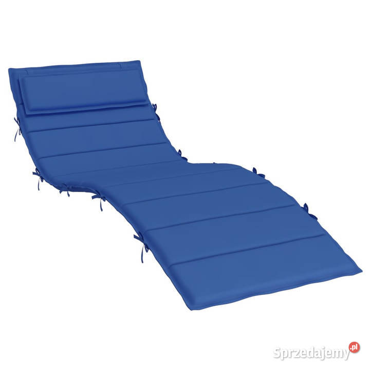 Poduszka na leżak niebieska 180x60x3 tkanina mazowieckie Warszawa