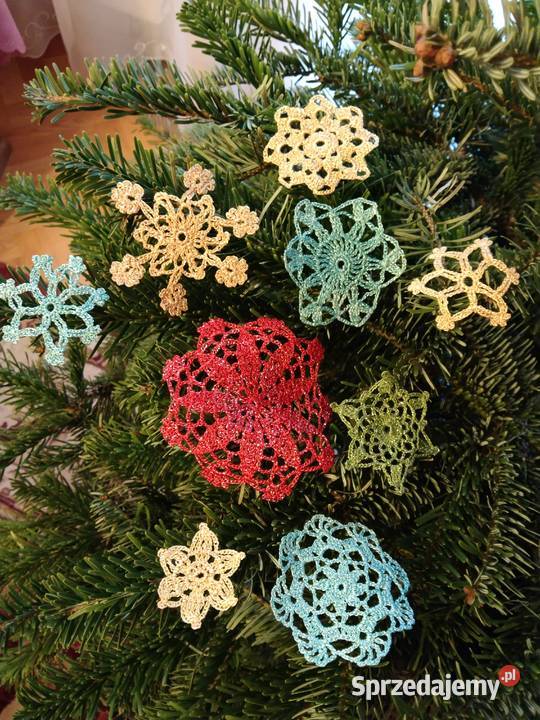 Błyszczące gwiazdeczki gwiazdki na choinkę lubelskie