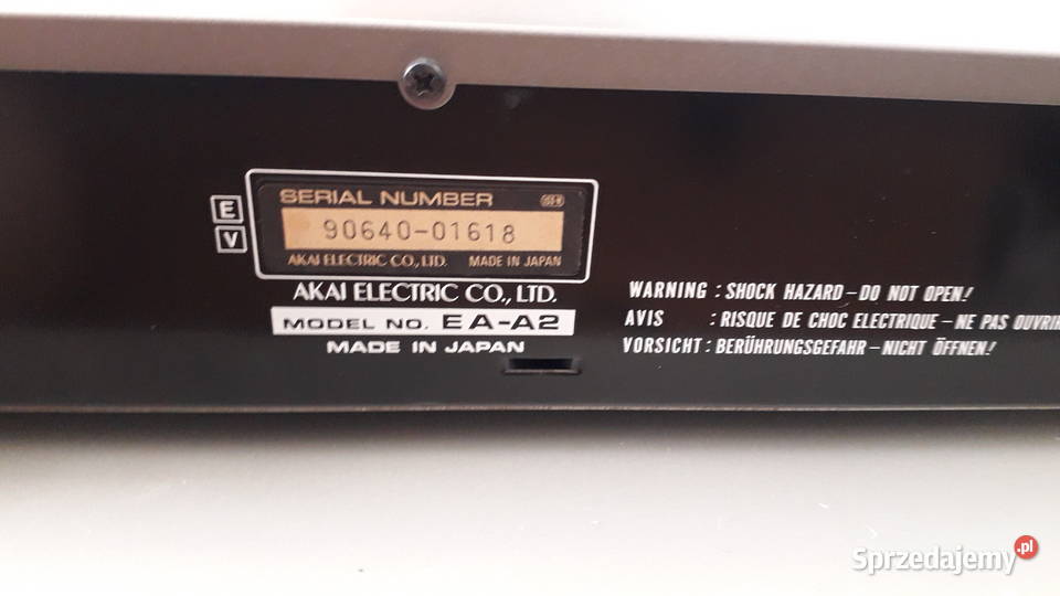 Akai ea a2 korektor graficzny
