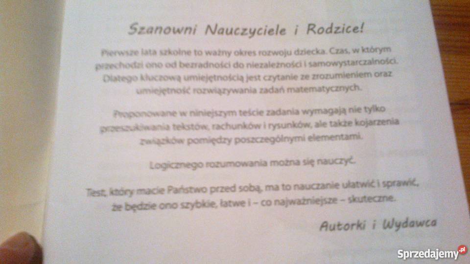 Testy 3przykłady testów sprawdzających kl 3 Oborniki Śląskie