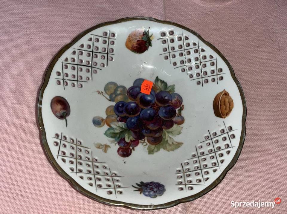 Miseczka Victoria Czechoslovacia Winogrono Gdańsk