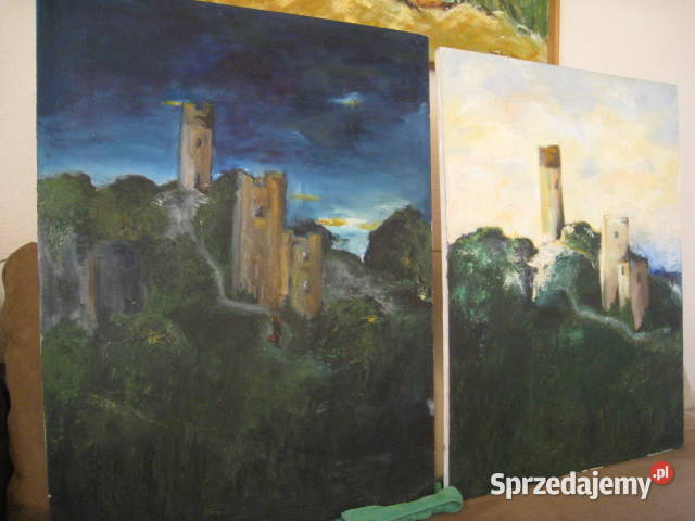 Obraz olejny Jura Krakowsko Częstochowska śląskie Częstochowa