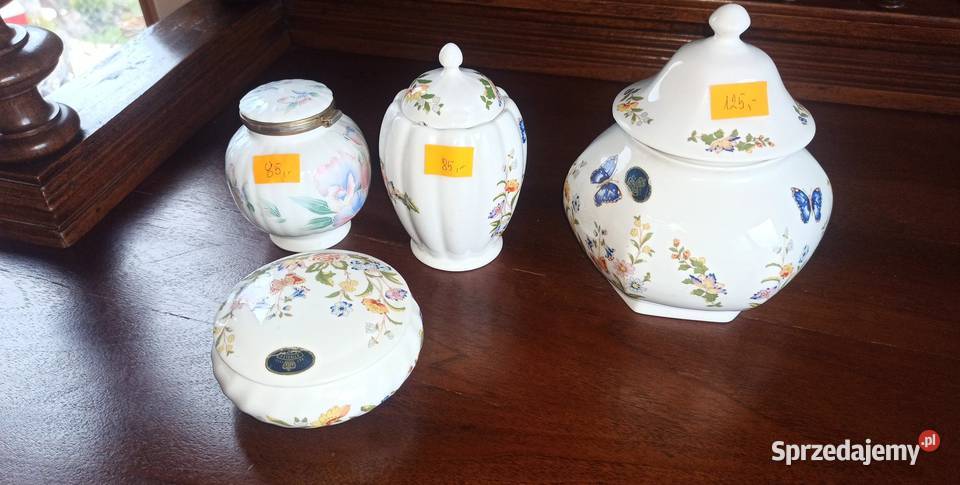 Puzderko Cottage Garden z pokrywką Aynsley Made sprzedam