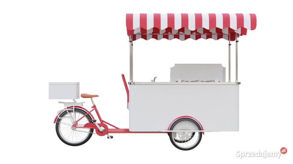 Rower do lodów Riksza gastronomiczna 64 kuwety Łódź