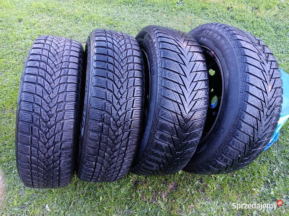 Sprzedam opony zimowe z felgami R14 17565 Osiek
