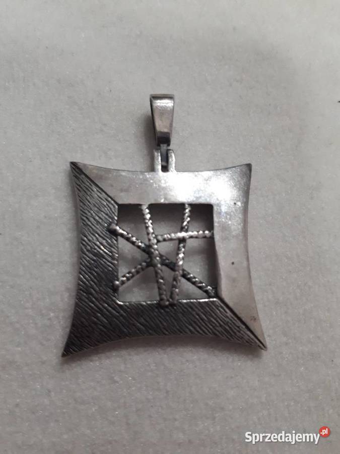 zawieszką srebrna cz kompl mazowieckie Skaryszew