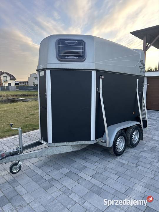 Przyczepa do przewozu 2 koni zwierząt dmc 1300 śląskie Mokra