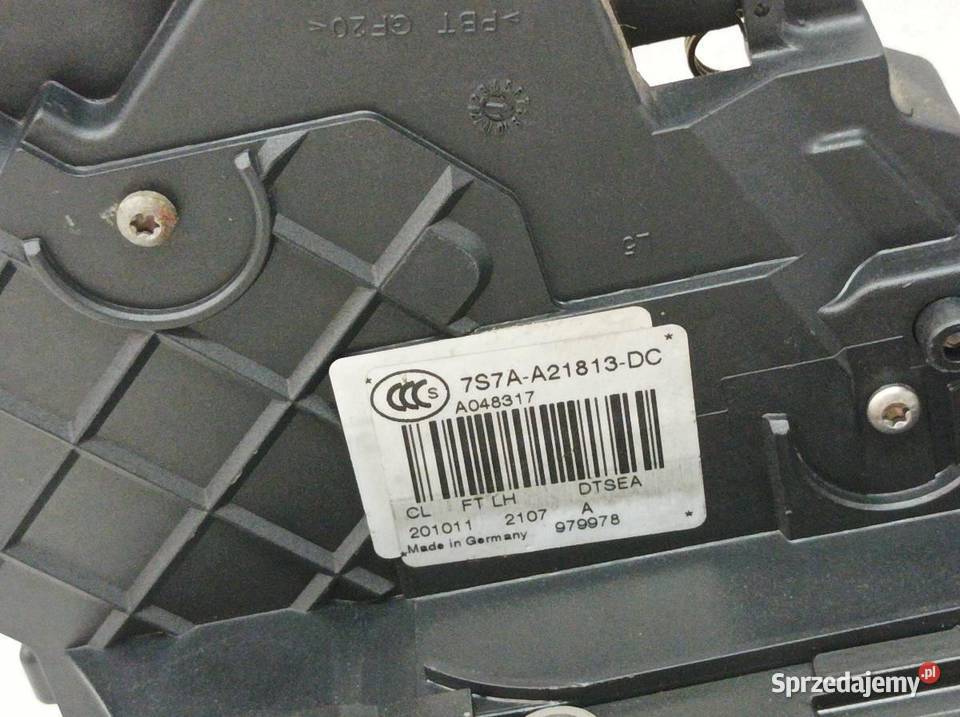 ZAMEK DRZWI LEWY PRZÓD EU 7S7AA21813DC Ford