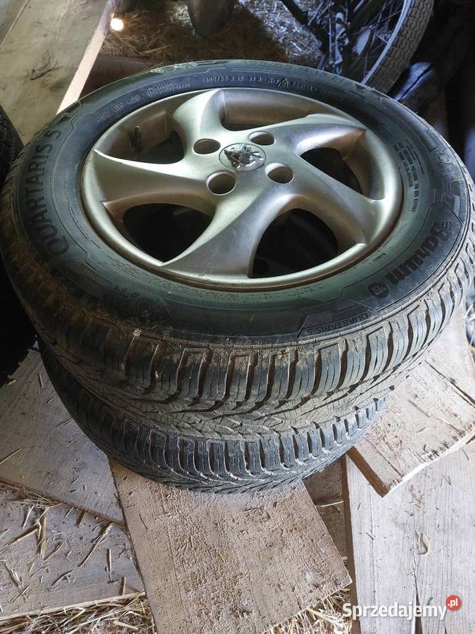 Akufelgi z oponami peugeot Samochodowe lubelskie