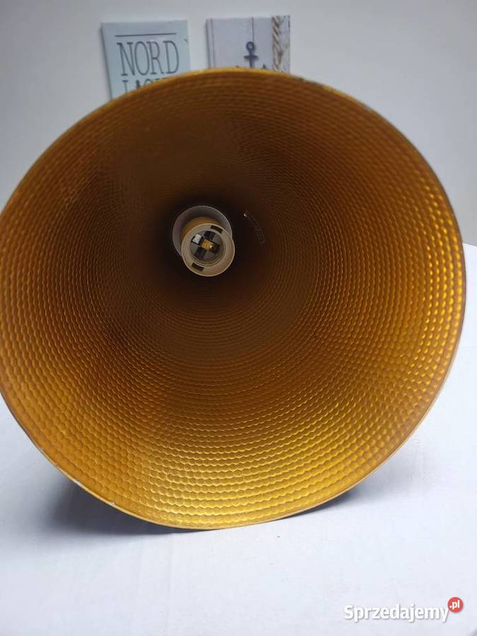 Designerska lampa wisząca Loft Czarny Stożek Zakliczyn