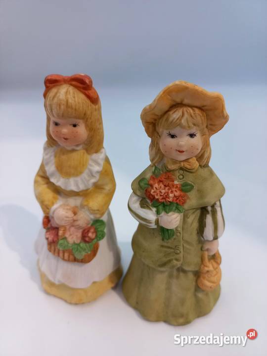 Figurki biskwitowe/ceramiczne -dziewczynki -anglia