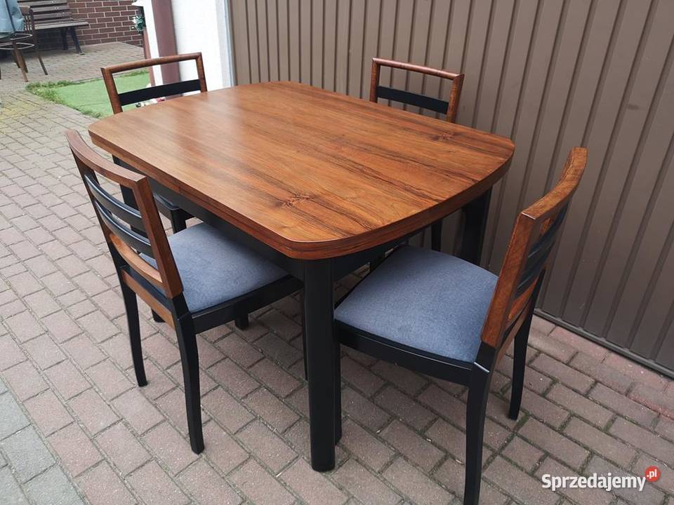 Komplet ARTDECO Orzech Zgrabny Antyk Stary Swarzędz