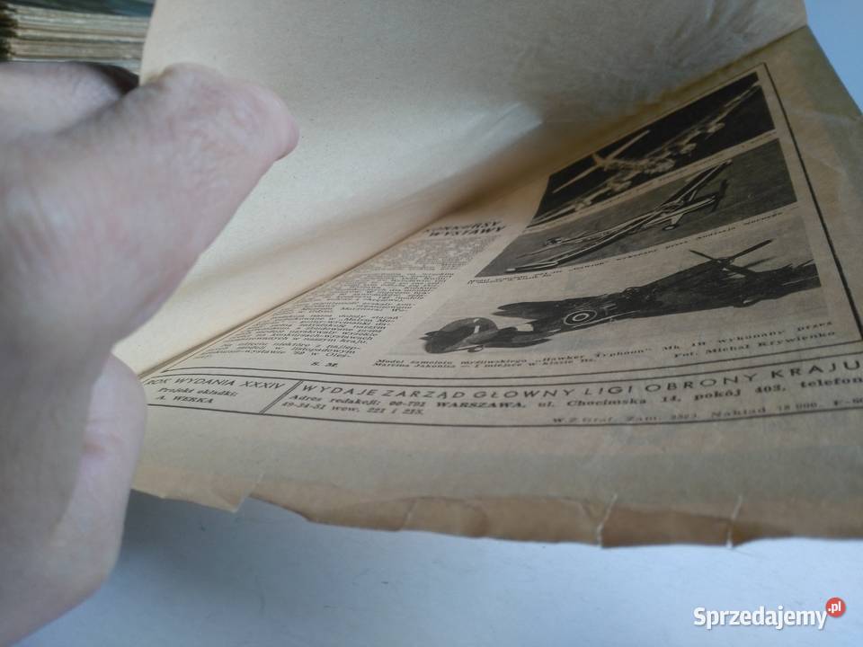 Mały Modelarz 41990 Samolot myśliwski Grumman F6 śląskie Dąbrowa Górnicza