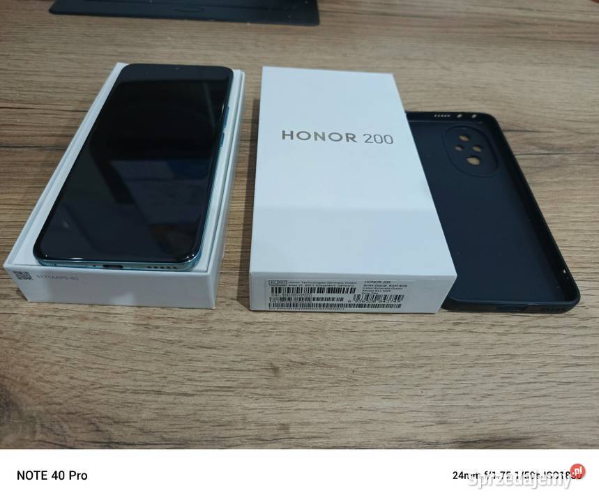 Honor 200 plus słuchawki earbuds x6 nowe etui wielkopolskie Grodzisk Wielkopolski sprzedam