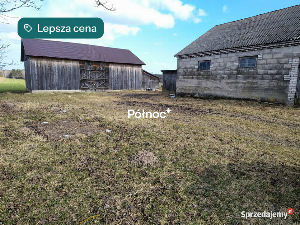 Tanie i ciche siedlisko na wsi z potencjałem Nowe Hołowczyce sprzedam