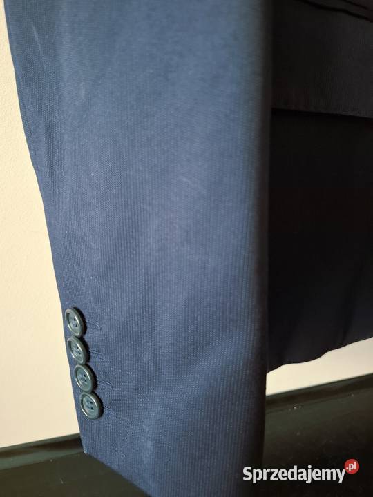 Garnitur męski Dino Salvani 182 granatowy Kraków