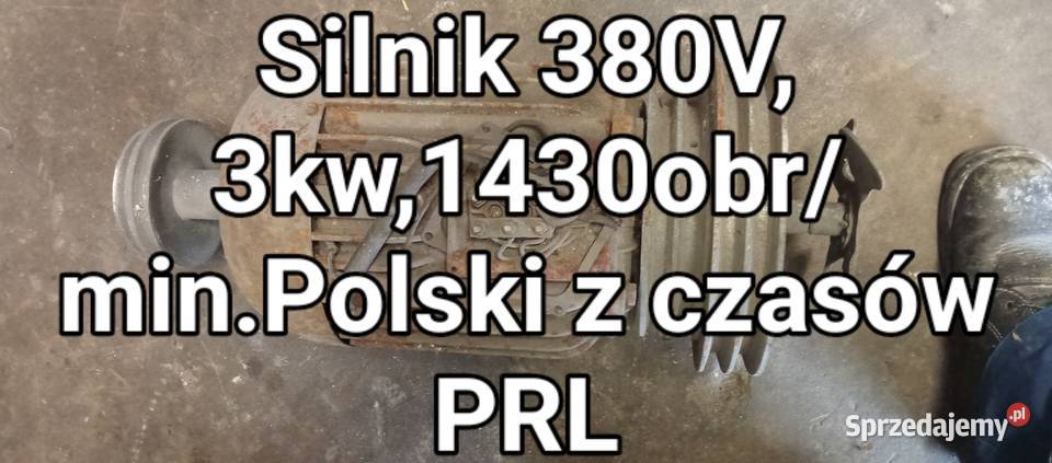 Sprzedam silnik elektryczny 380V 3KW Karczew