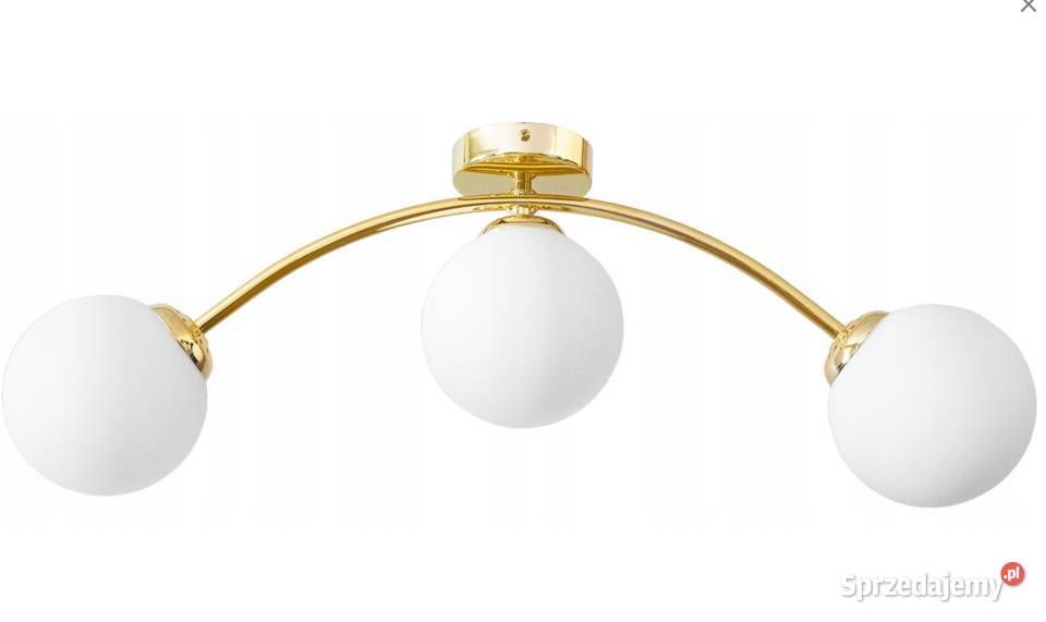 LAMPA WISZĄCA ŻYRANDOL NOWOCZESNA ZŁOTA Srebrna Dom i Ogród Choroszcz