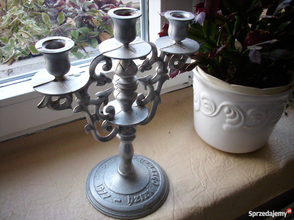 Duży kolekcjonerski świecznik ZM Ursus Barlinek sprzedam