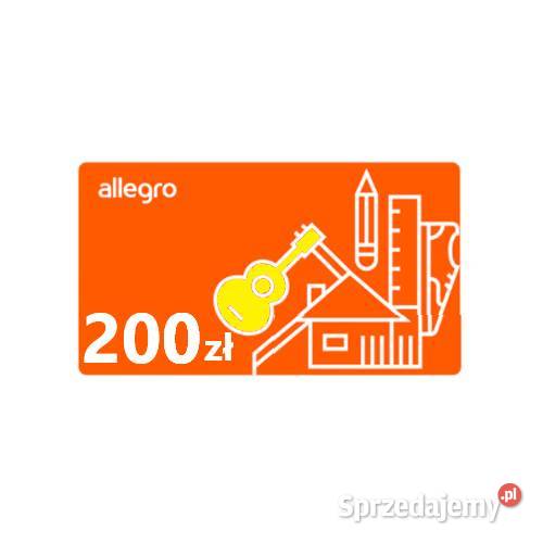 Karta podarunkowa 200 ALLEGRO Warszawa sprzedam