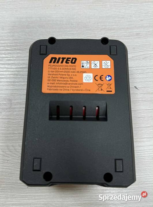 Akumulator LiIon Niteo Tools 20 V 25 Ah Elbląg