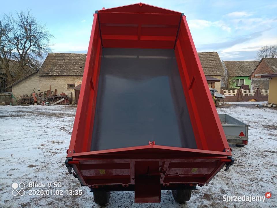 Przyczepa wywrotka jednoosiowa świętokrzyskie Gościencin