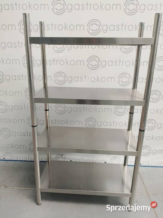Regał ze stali nierdzewnej 100x49x180 Wrocław