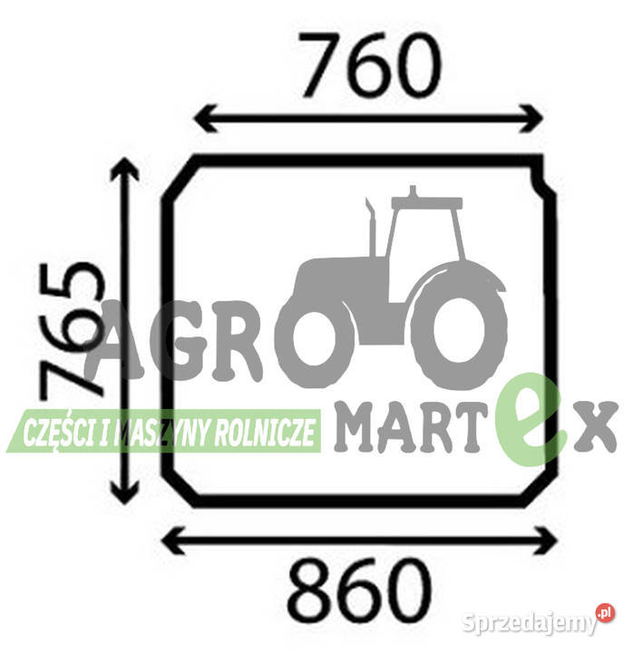 82780226 82780226 SZYBA PRZEDNIA DACHOWA JCB Wichrów sprzedam