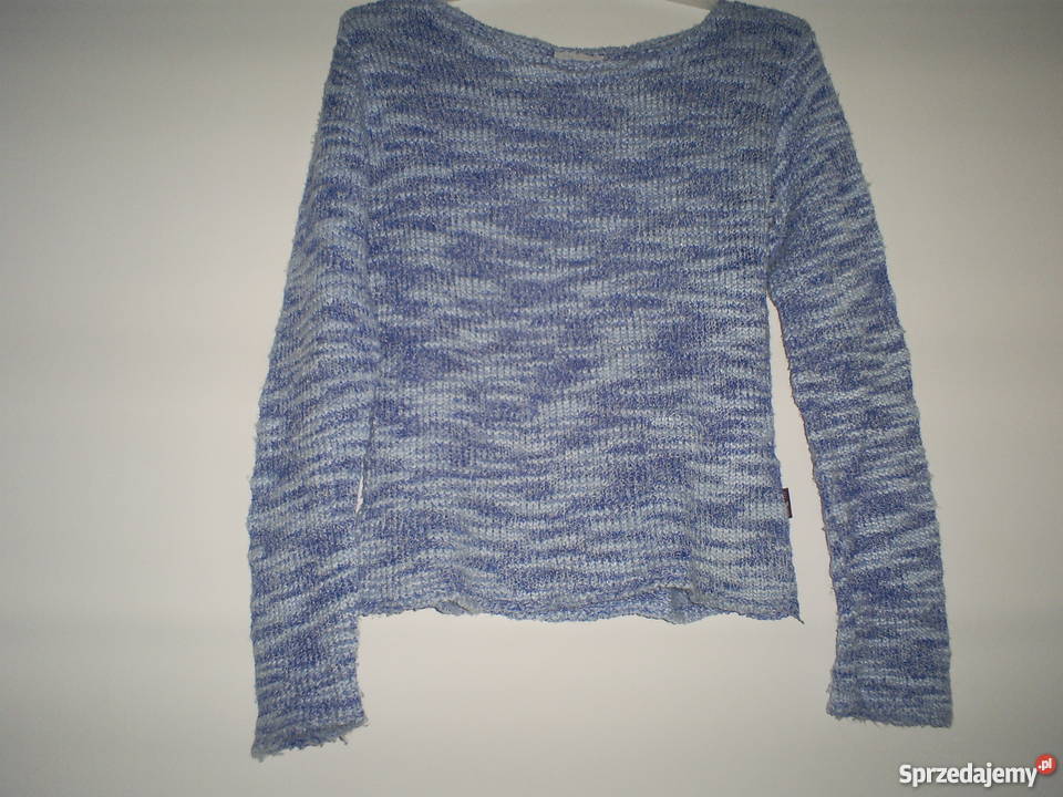 sweter niebieski Inny materiał Warszawa
