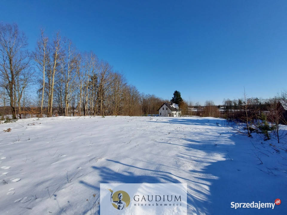 Działka budowlana z miejscowym planem k Kartuz utwardzona Kaliska