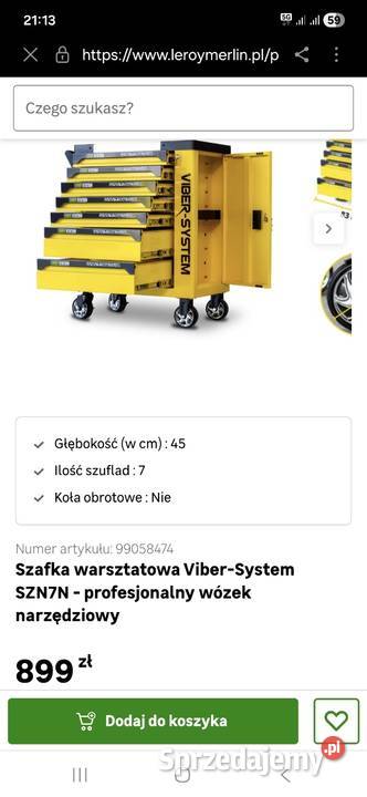 SzafkaWózek narzędziowy Nowy