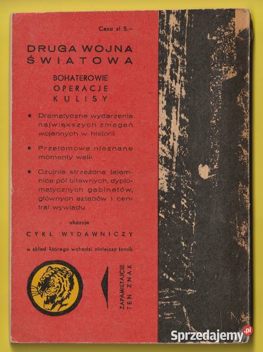 ŻÓŁTY TYGRYS ODCINEK N 1965 łódzkie Łódź sprzedam