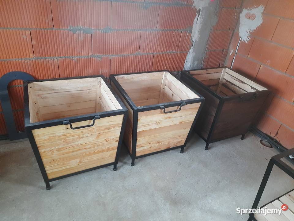 Donica ogrodowa LOFT duża i ciężka Donice ogrodowe opolskie Zawadzkie