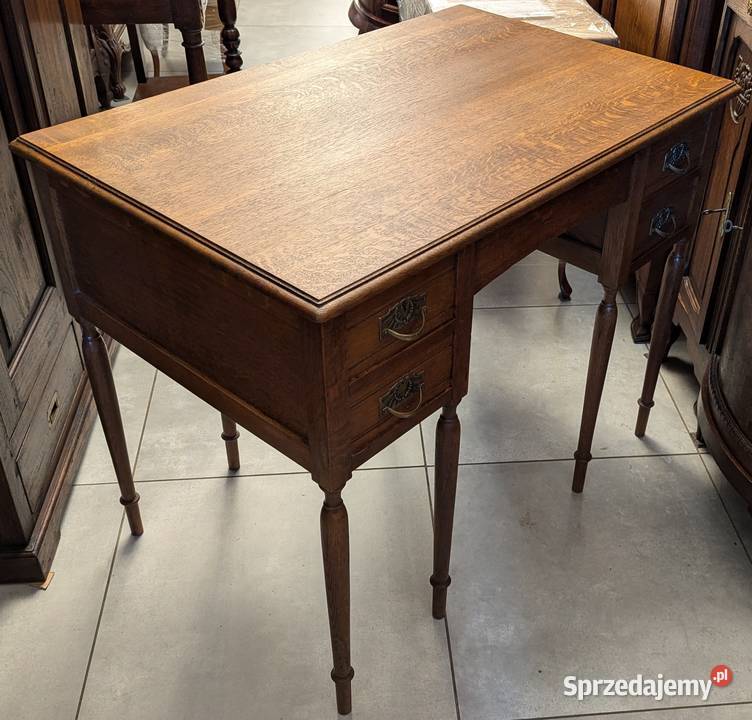 Piękne dębowe biurko secesyjneszer 100 sklep Dąbrowa Górnicza sprzedam