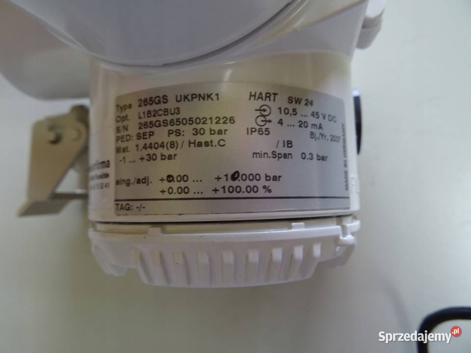 PRZETWORNIK CIŚNIENIA ABB 2600T 265GS