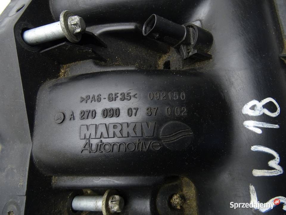 KOLEKTOR SSĄCY A2700900737 16 CGI MERCEDES W176 Kolektory ssące