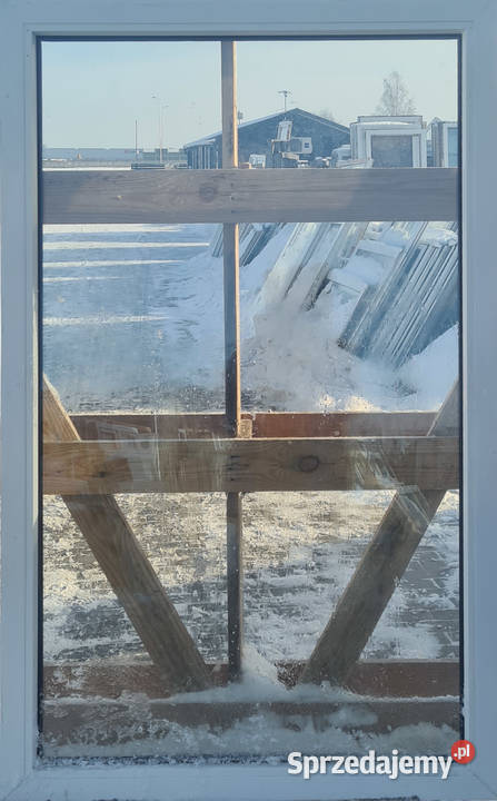 OKNA KacprzaK Witryna 87X143 FIX Używany PCV lubelskie Lublin sprzedam