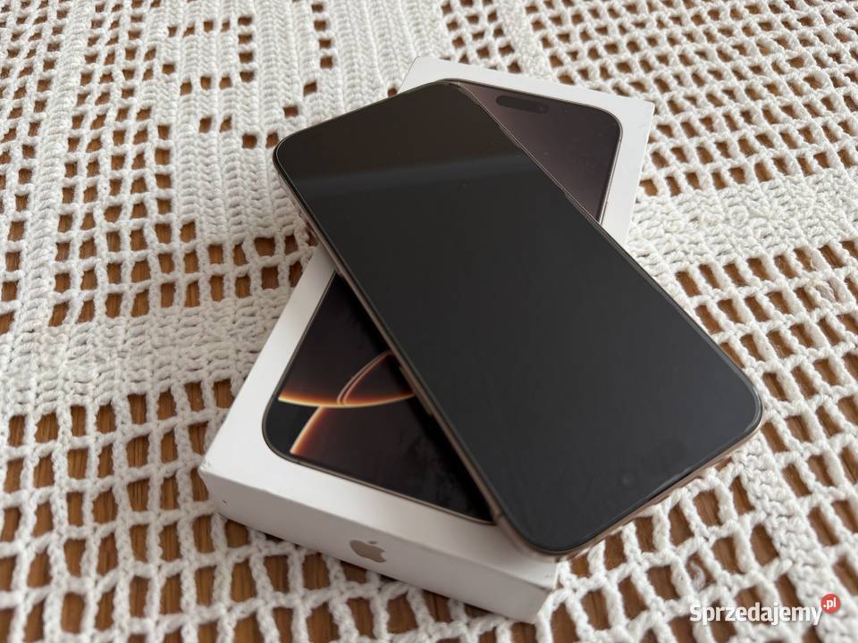 IPhone 16 Pro 256GB Gold stan bateria 98 kpl Brzozów sprzedam