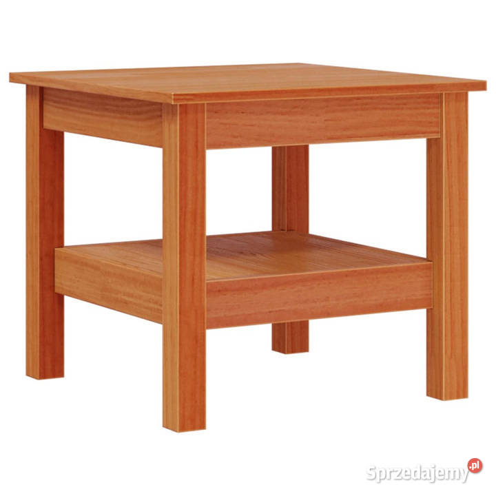 Stolik kawowy woskowy brąz 45x45x40 lite drewno Stoły Warszawa
