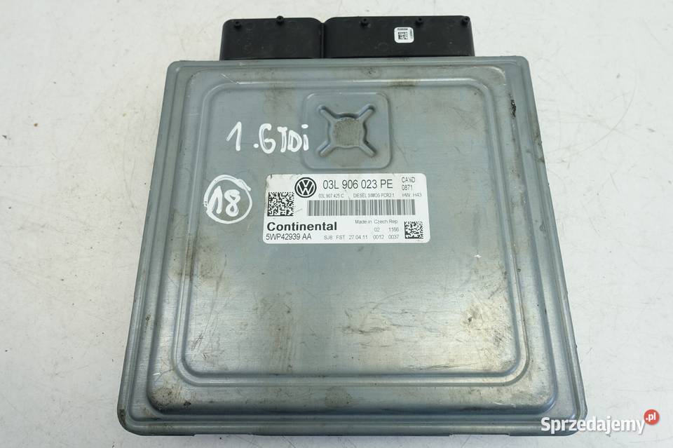 VW Golf VI 16 TDI KOMPUTER SILNIKA 03L906023PE lubelskie