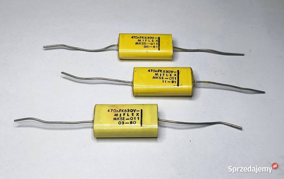 Kondensator 470nF 630V MKSE011 Unitra MIFLEX pomorskie sprzedam