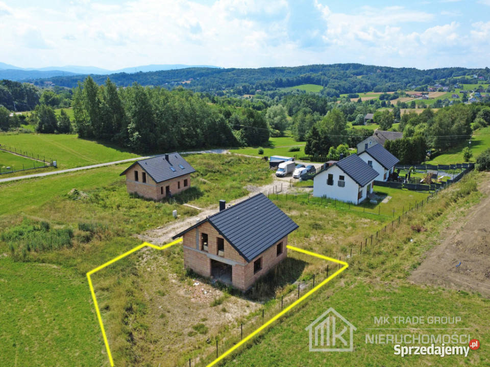Nowy dom wolnostojący 116m2 ok Wieliczki 8ar cegła Sławkowice