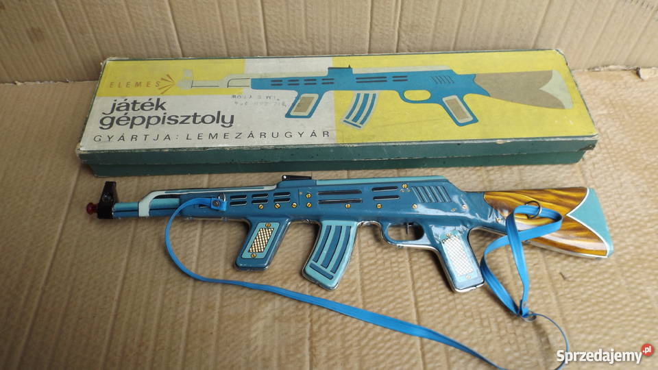 KARABIN KAŁASZNIKOW ZABAWKA PRL Unikat Grodziczno