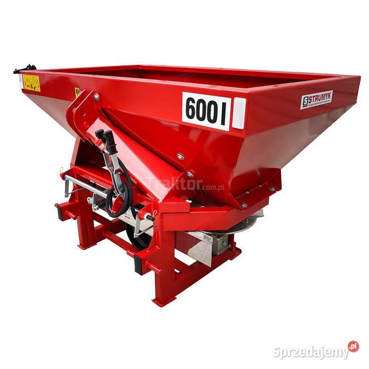 Rozsiewacz dwutarczowy jednozasypowy Tytan 600 Rozsiewacze nawozów sprzedam