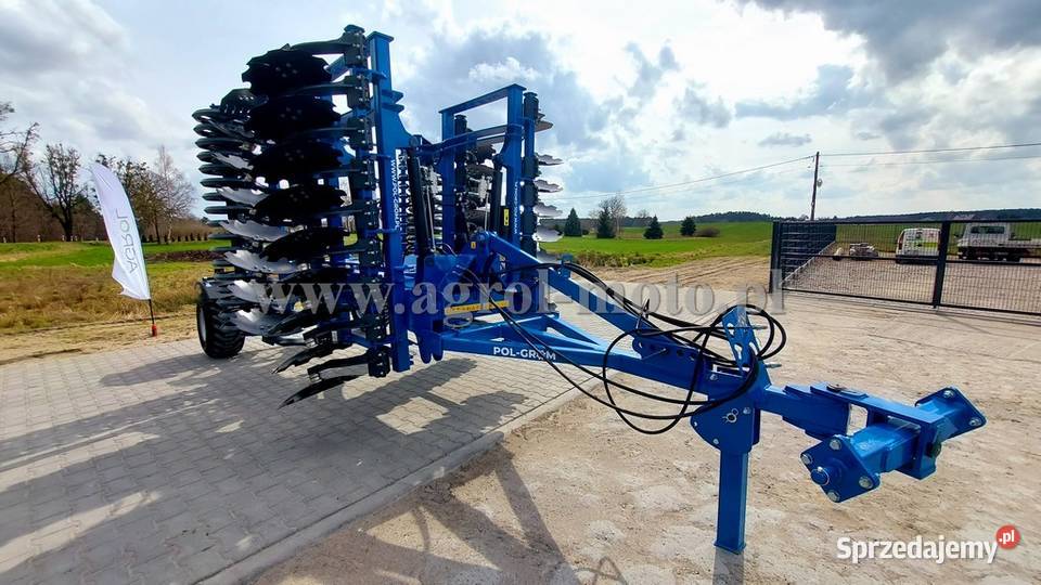 Brona talerzowa Agregat 4m zawieszana ciągana Lubawa