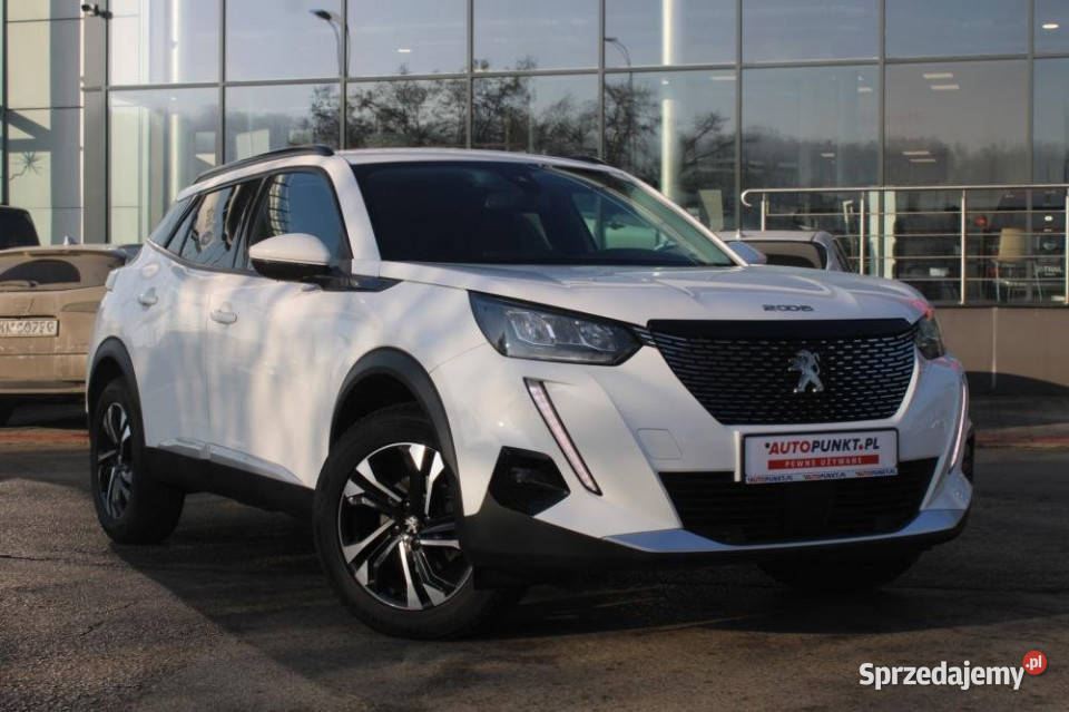 Peugeot 2008 2021r Salon LED 1wł Serwis ASO 3D 39604km Kraków sprzedam