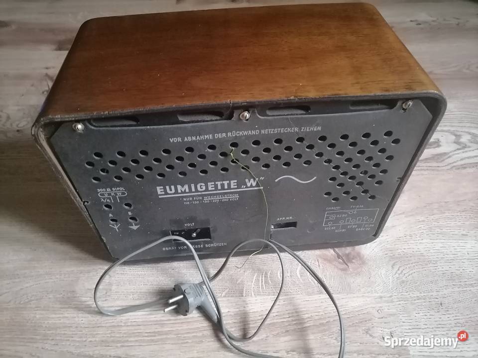 Stare radio lampowe z lat 50 tych Sprawne