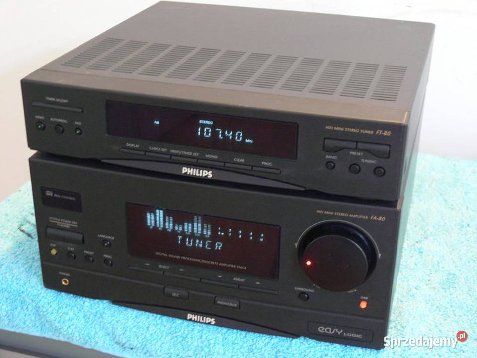 Wzmacniacz z korektorem i radiem Philips WYSYŁKA Amplitunery podkarpackie Jasło
