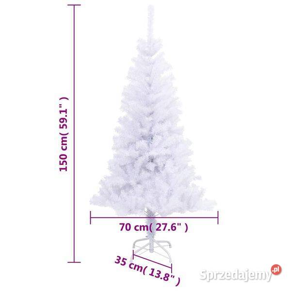 vidaXL Sztuczna choinka ze stojakiem 150 380 mazowieckie